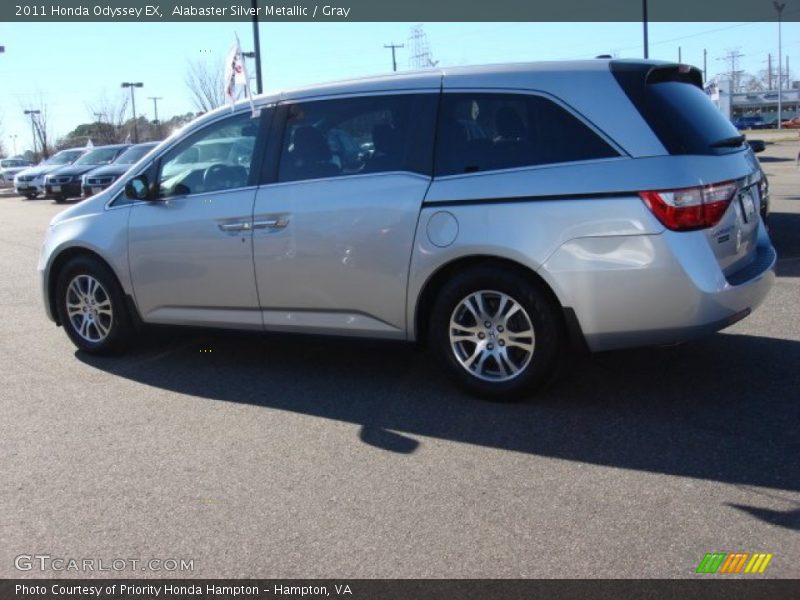 Alabaster Silver Metallic / Gray 2011 Honda Odyssey EX