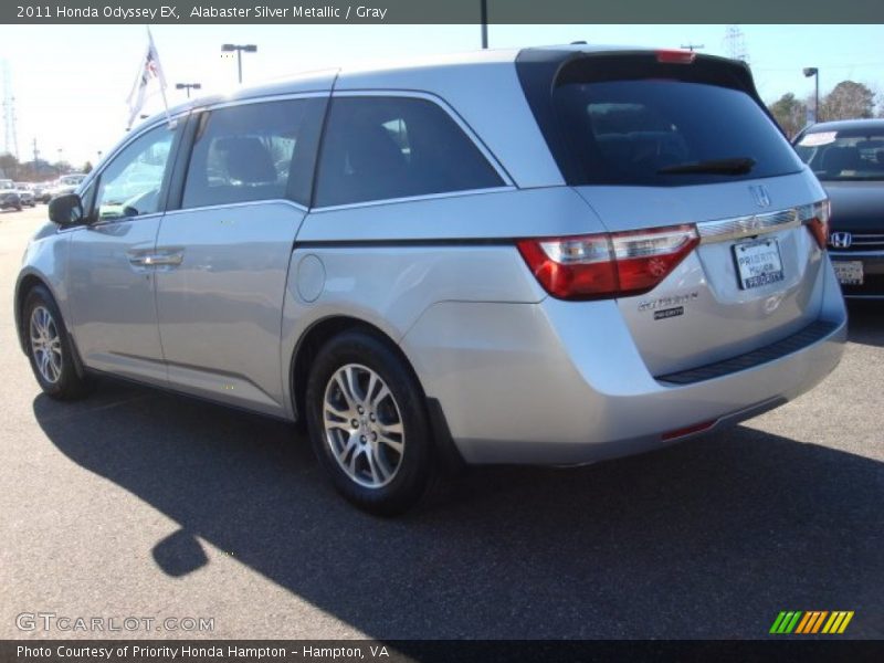 Alabaster Silver Metallic / Gray 2011 Honda Odyssey EX
