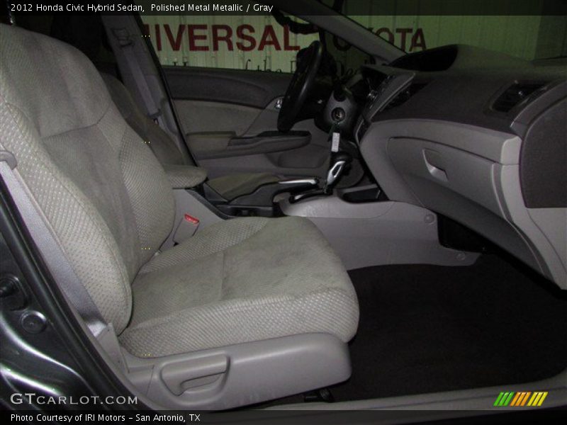 Polished Metal Metallic / Gray 2012 Honda Civic Hybrid Sedan