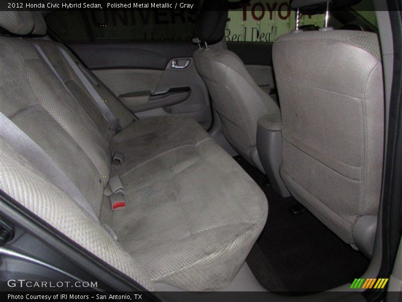 Polished Metal Metallic / Gray 2012 Honda Civic Hybrid Sedan