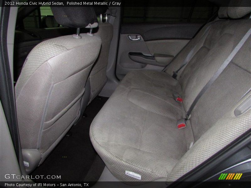 Polished Metal Metallic / Gray 2012 Honda Civic Hybrid Sedan