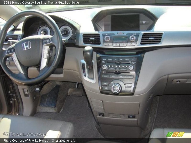 Mocha Metallic / Beige 2011 Honda Odyssey Touring