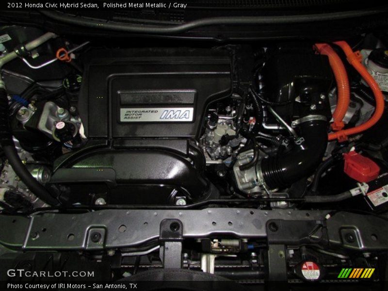 Polished Metal Metallic / Gray 2012 Honda Civic Hybrid Sedan