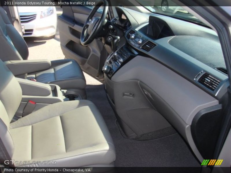 Mocha Metallic / Beige 2011 Honda Odyssey Touring