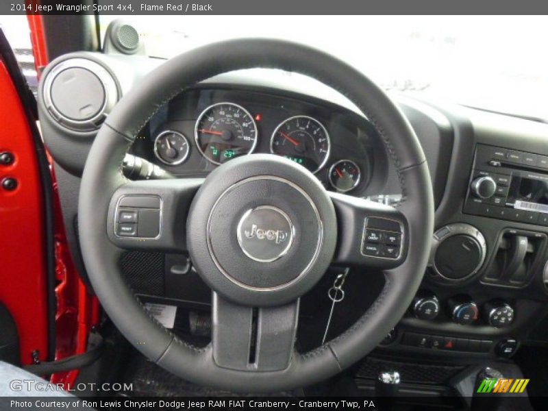 Flame Red / Black 2014 Jeep Wrangler Sport 4x4