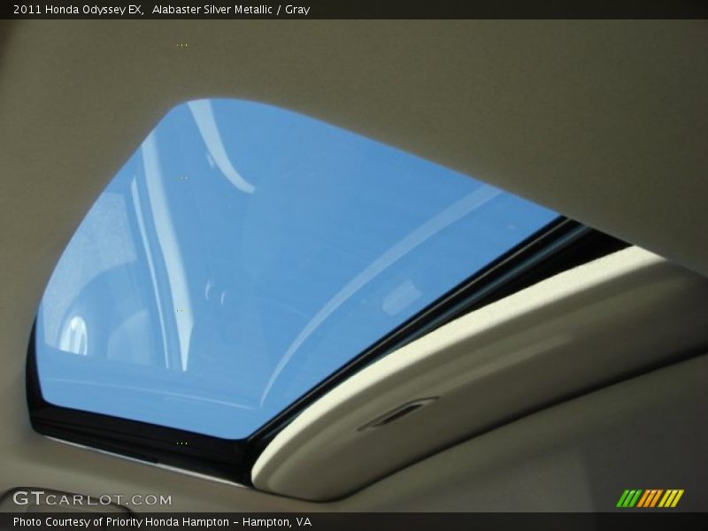 Alabaster Silver Metallic / Gray 2011 Honda Odyssey EX