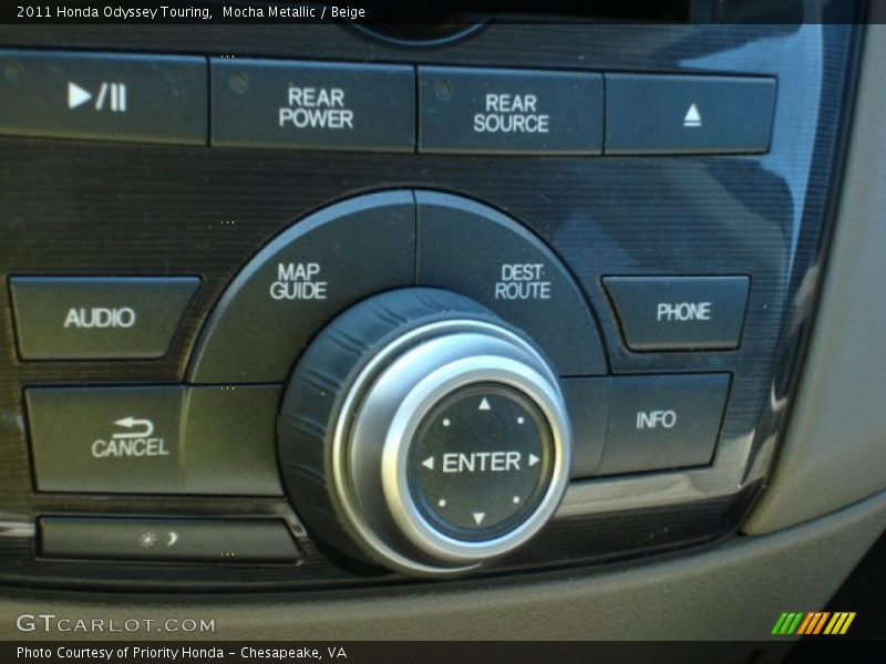Mocha Metallic / Beige 2011 Honda Odyssey Touring