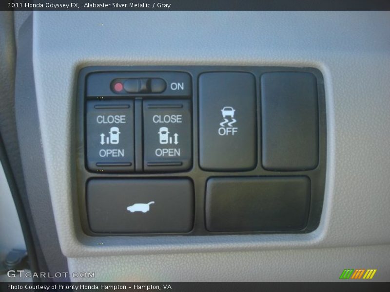 Alabaster Silver Metallic / Gray 2011 Honda Odyssey EX