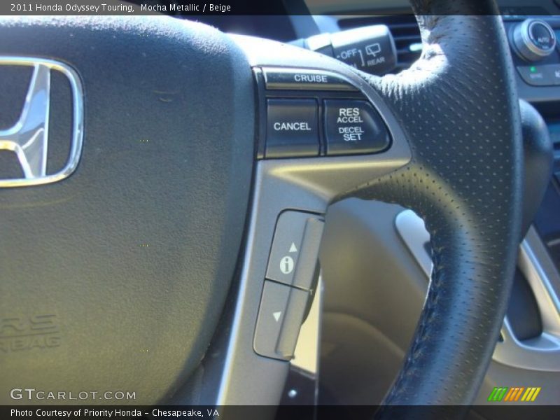Mocha Metallic / Beige 2011 Honda Odyssey Touring