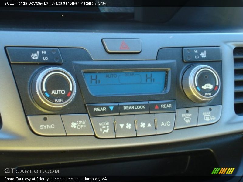 Alabaster Silver Metallic / Gray 2011 Honda Odyssey EX