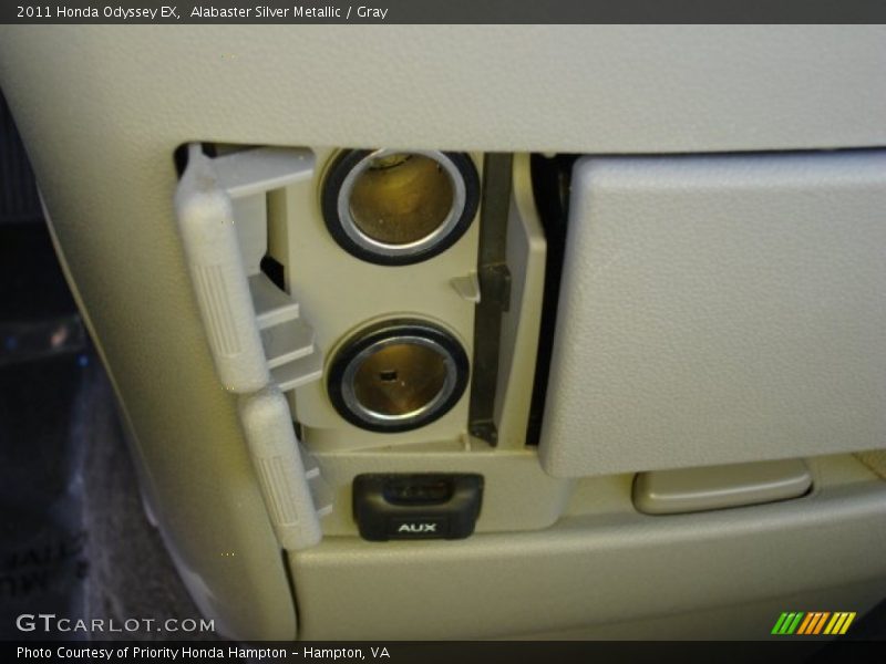 Alabaster Silver Metallic / Gray 2011 Honda Odyssey EX