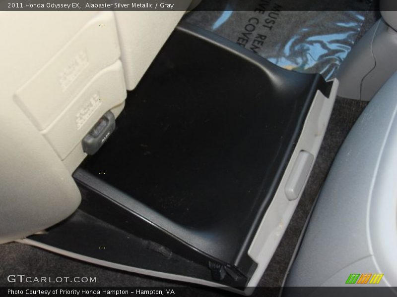 Alabaster Silver Metallic / Gray 2011 Honda Odyssey EX