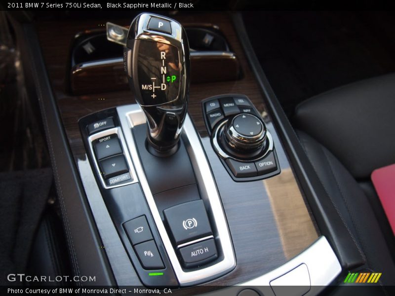 Black Sapphire Metallic / Black 2011 BMW 7 Series 750Li Sedan