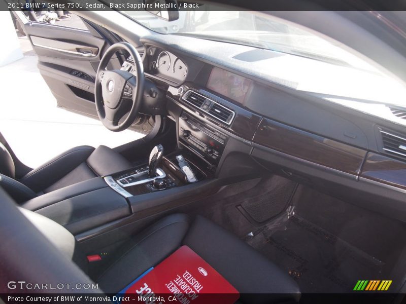 Black Sapphire Metallic / Black 2011 BMW 7 Series 750Li Sedan