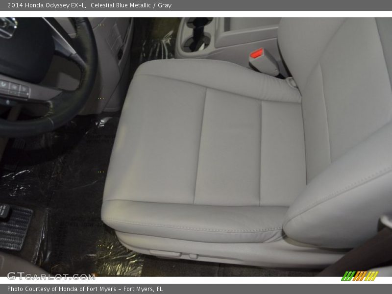 Celestial Blue Metallic / Gray 2014 Honda Odyssey EX-L