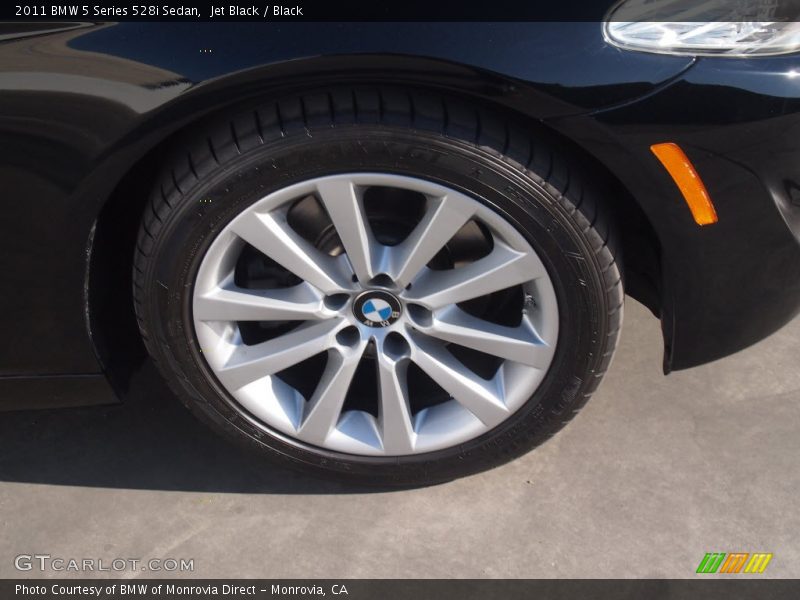 Jet Black / Black 2011 BMW 5 Series 528i Sedan