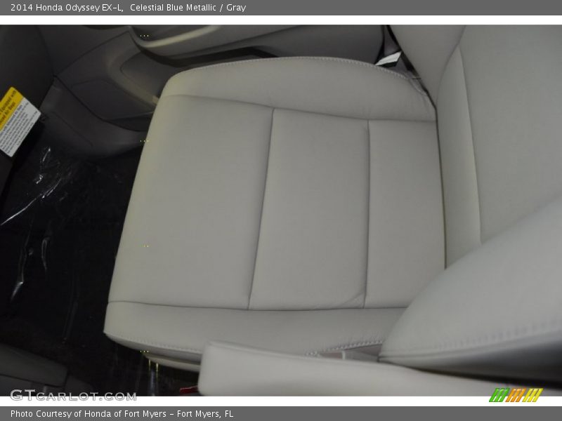 Celestial Blue Metallic / Gray 2014 Honda Odyssey EX-L