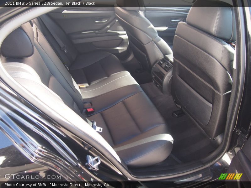 Jet Black / Black 2011 BMW 5 Series 528i Sedan