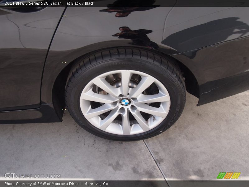 Jet Black / Black 2011 BMW 5 Series 528i Sedan