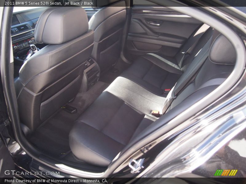 Jet Black / Black 2011 BMW 5 Series 528i Sedan