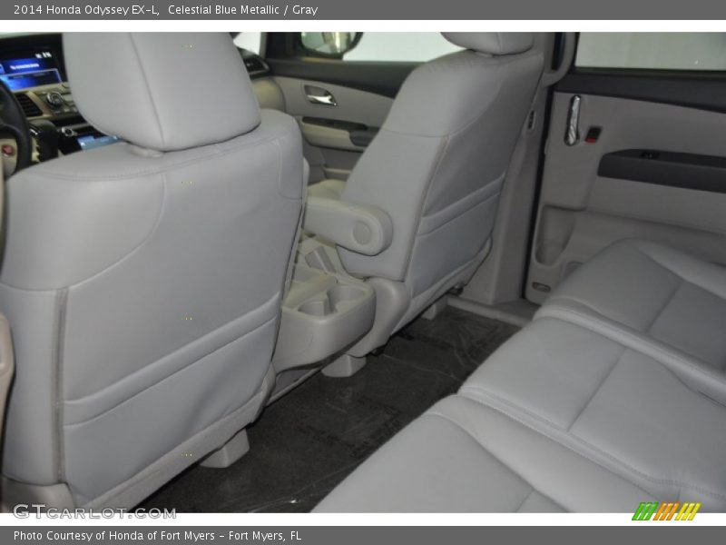 Celestial Blue Metallic / Gray 2014 Honda Odyssey EX-L