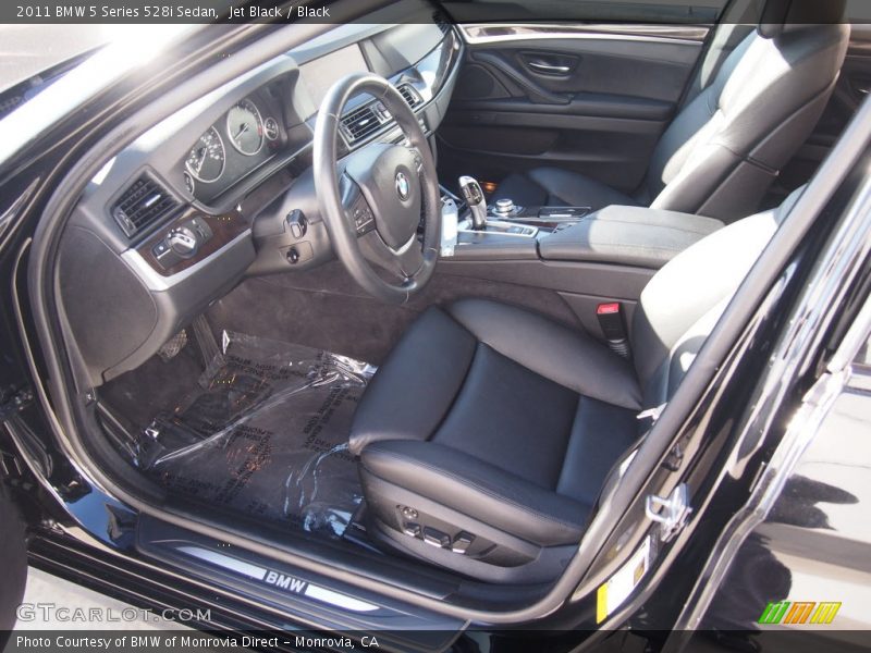 Jet Black / Black 2011 BMW 5 Series 528i Sedan