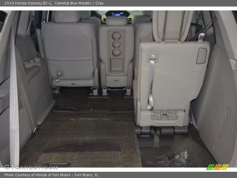 Celestial Blue Metallic / Gray 2014 Honda Odyssey EX-L