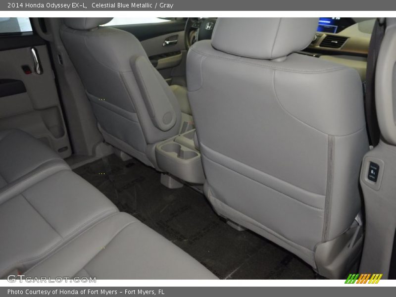 Celestial Blue Metallic / Gray 2014 Honda Odyssey EX-L