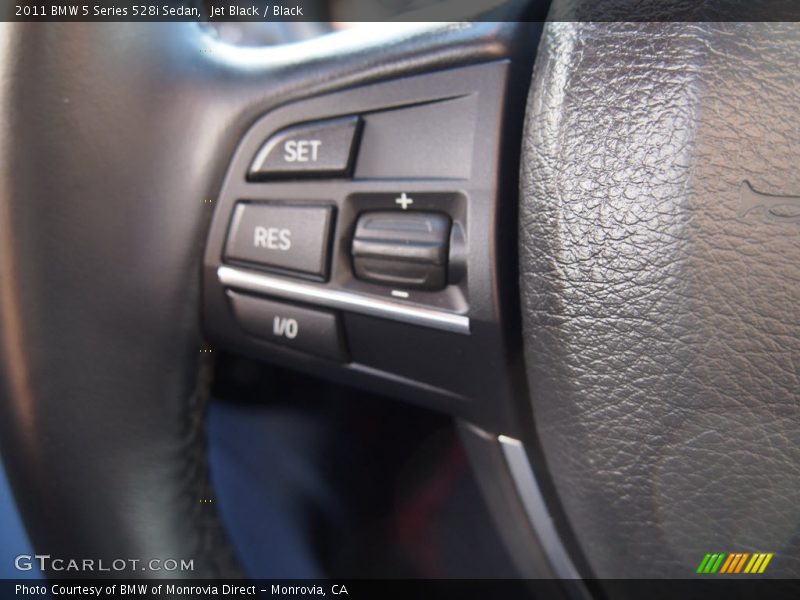 Jet Black / Black 2011 BMW 5 Series 528i Sedan