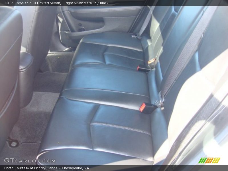 Bright Silver Metallic / Black 2012 Chrysler 200 Limited Sedan