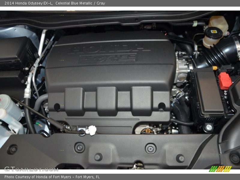 Celestial Blue Metallic / Gray 2014 Honda Odyssey EX-L