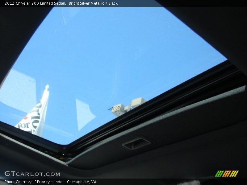Bright Silver Metallic / Black 2012 Chrysler 200 Limited Sedan