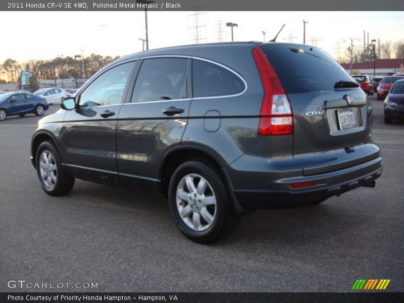 Polished Metal Metallic / Black 2011 Honda CR-V SE 4WD