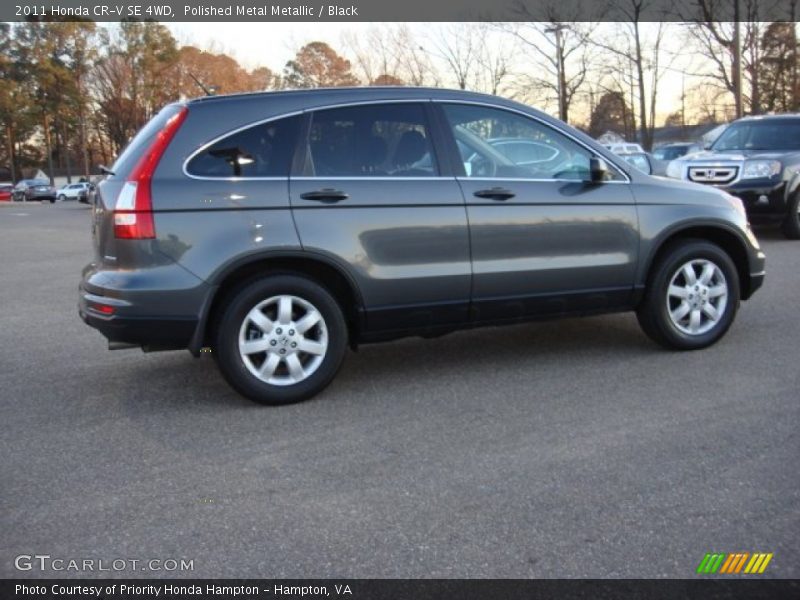 Polished Metal Metallic / Black 2011 Honda CR-V SE 4WD