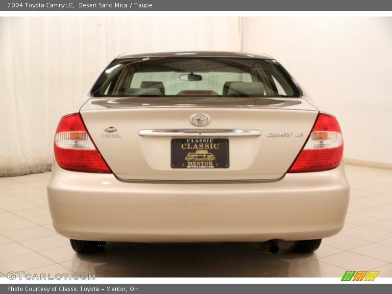 Desert Sand Mica / Taupe 2004 Toyota Camry LE