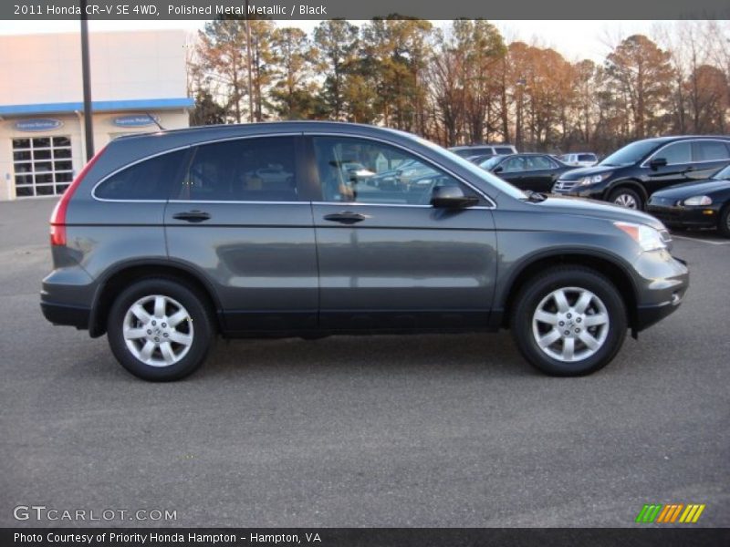 Polished Metal Metallic / Black 2011 Honda CR-V SE 4WD