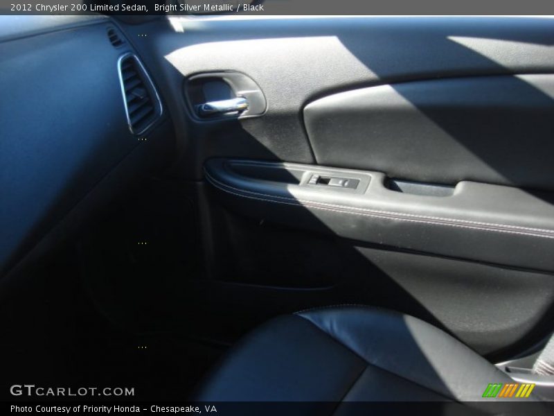 Bright Silver Metallic / Black 2012 Chrysler 200 Limited Sedan