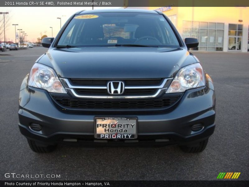 Polished Metal Metallic / Black 2011 Honda CR-V SE 4WD