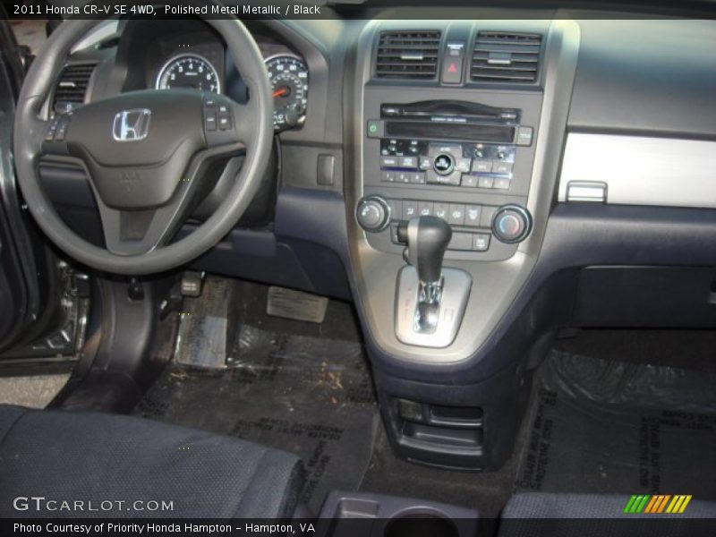 Polished Metal Metallic / Black 2011 Honda CR-V SE 4WD