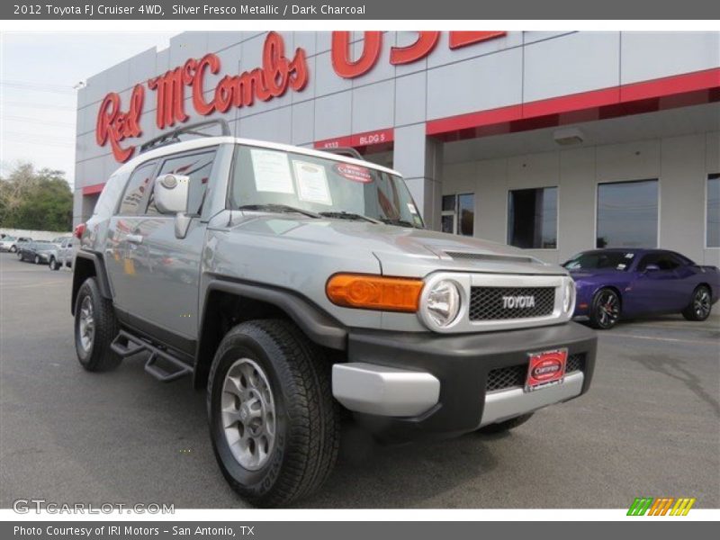 Silver Fresco Metallic / Dark Charcoal 2012 Toyota FJ Cruiser 4WD
