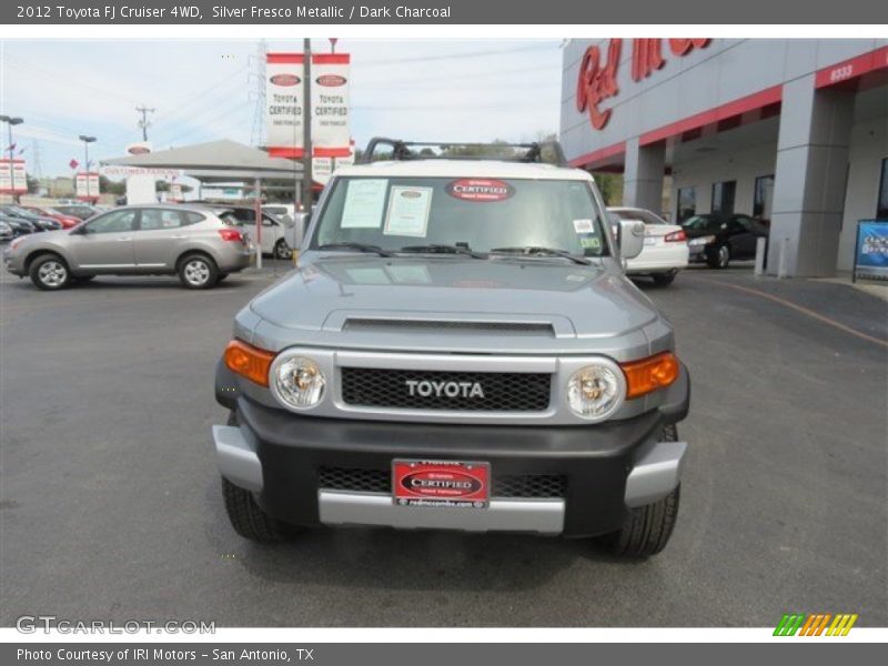 Silver Fresco Metallic / Dark Charcoal 2012 Toyota FJ Cruiser 4WD