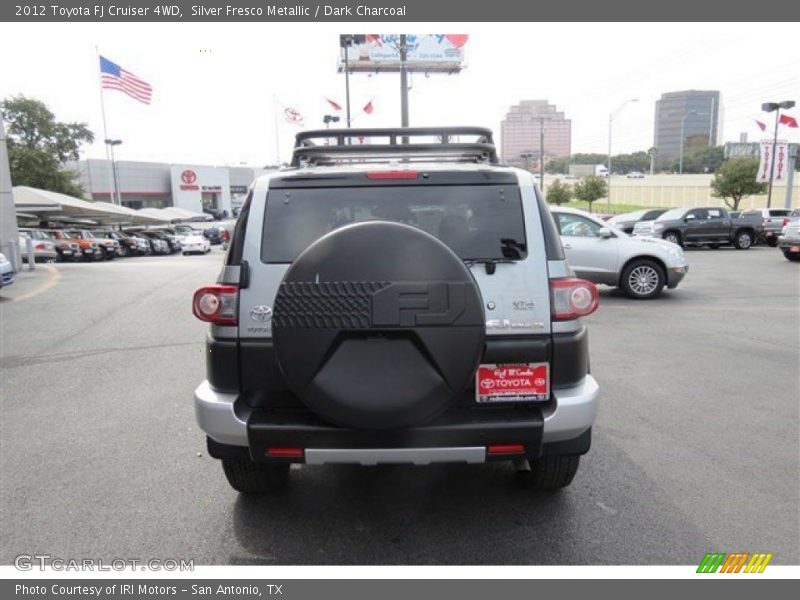 Silver Fresco Metallic / Dark Charcoal 2012 Toyota FJ Cruiser 4WD