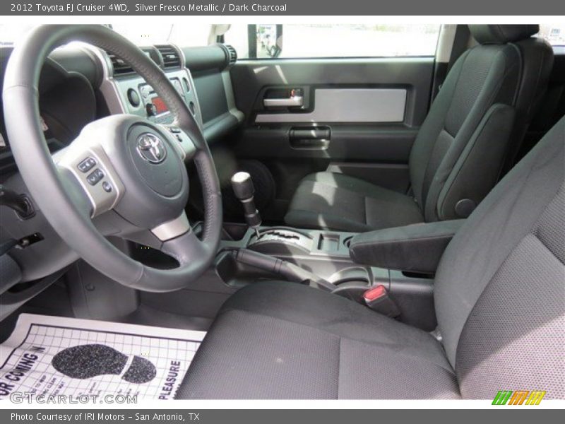 Silver Fresco Metallic / Dark Charcoal 2012 Toyota FJ Cruiser 4WD