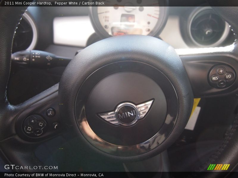 Pepper White / Carbon Black 2011 Mini Cooper Hardtop