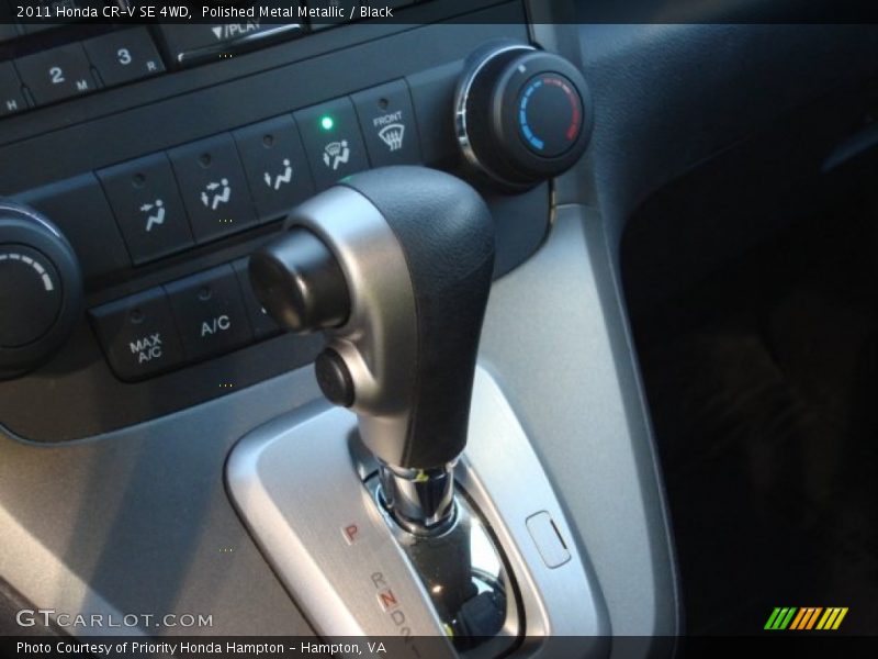 Polished Metal Metallic / Black 2011 Honda CR-V SE 4WD