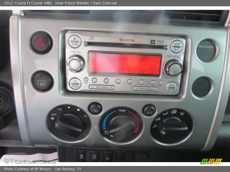 Silver Fresco Metallic / Dark Charcoal 2012 Toyota FJ Cruiser 4WD