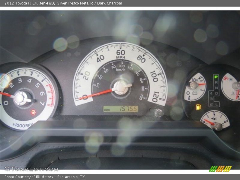 Silver Fresco Metallic / Dark Charcoal 2012 Toyota FJ Cruiser 4WD