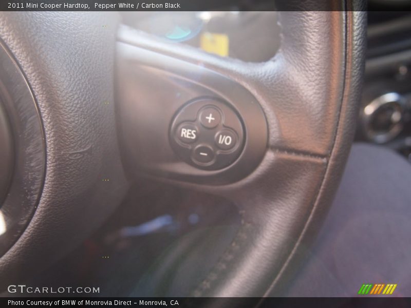 Pepper White / Carbon Black 2011 Mini Cooper Hardtop