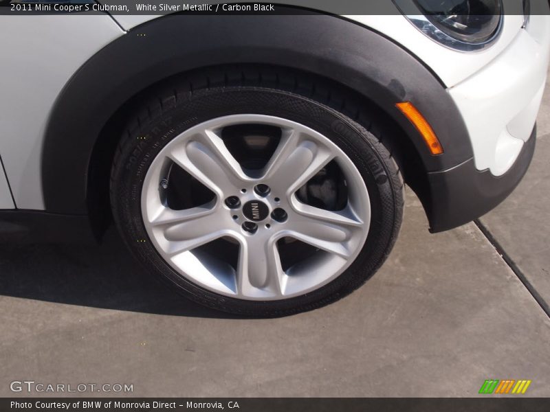 White Silver Metallic / Carbon Black 2011 Mini Cooper S Clubman