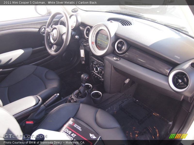 White Silver Metallic / Carbon Black 2011 Mini Cooper S Clubman